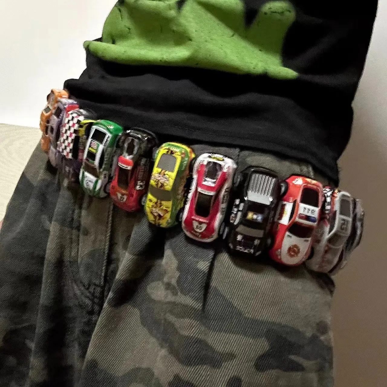 Car Belt... this belt is literally made of cars wtf