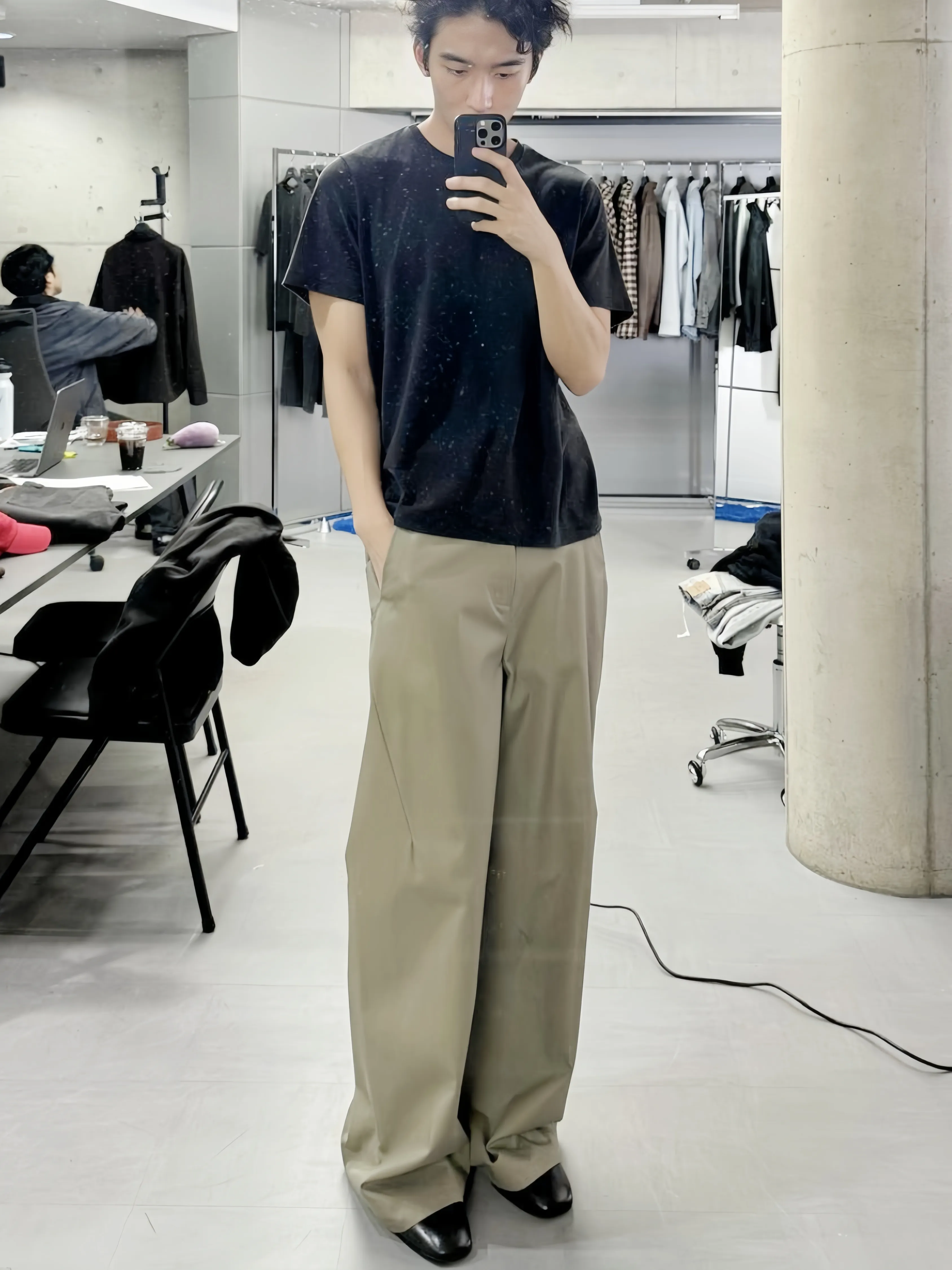 VujaDe Isaac Pants (Khaki and Black)