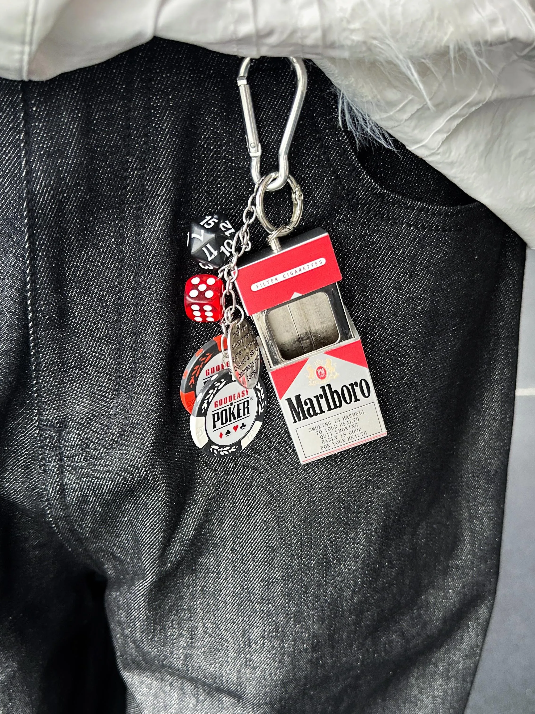 Marlboro Poker Keychain