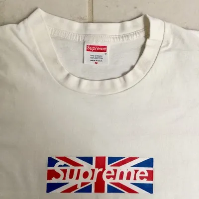Supreme UK Flag Box Logo Tee