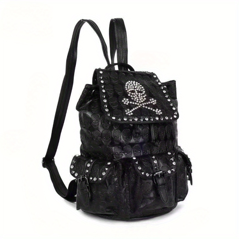 Skull Studded Backpack
