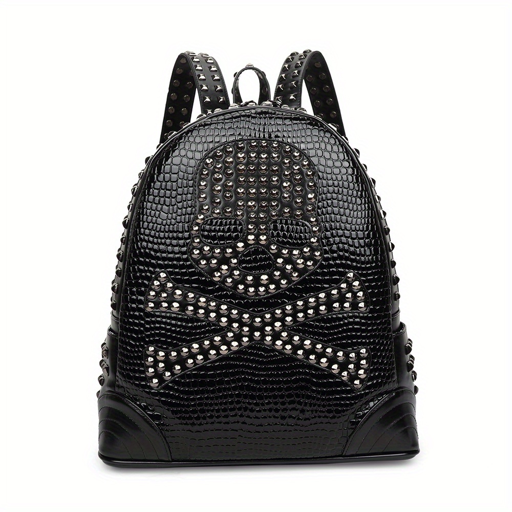 Studded Skull Backpack
