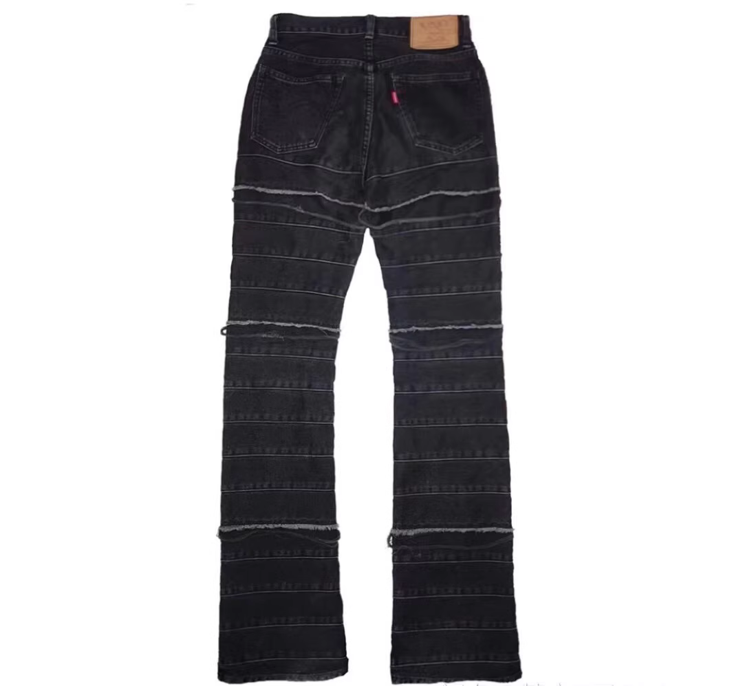 Hysteric Glamour Distressed Bootcut Jeans