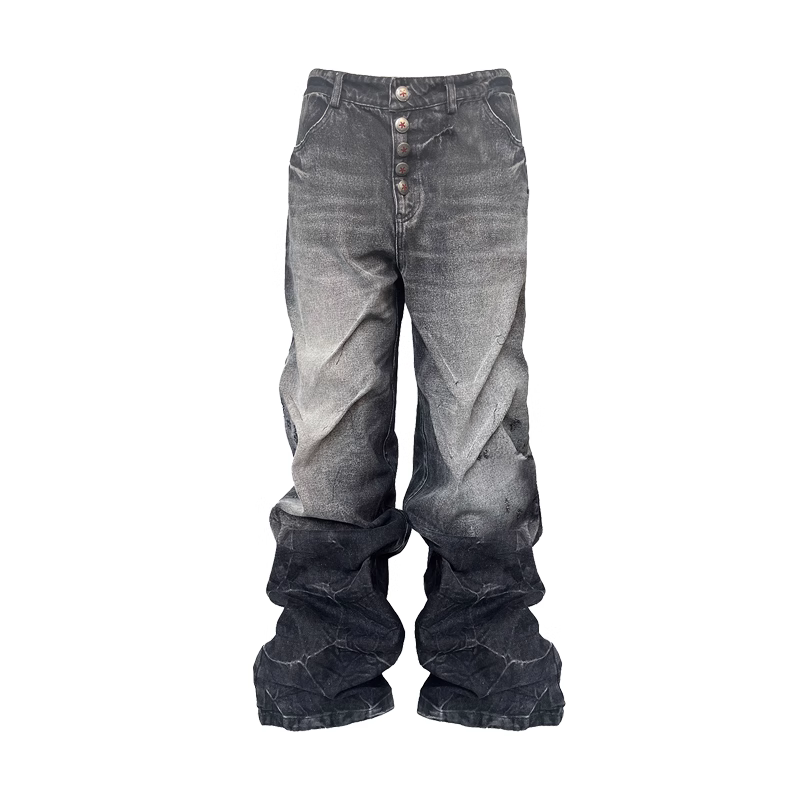 No E Mosen Baggy Gradient Denim