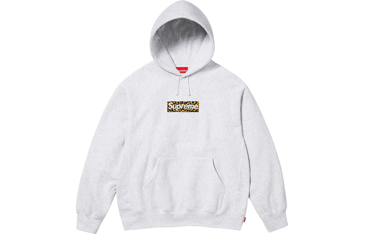 Supreme Leopard Print Box Logo Hoodie