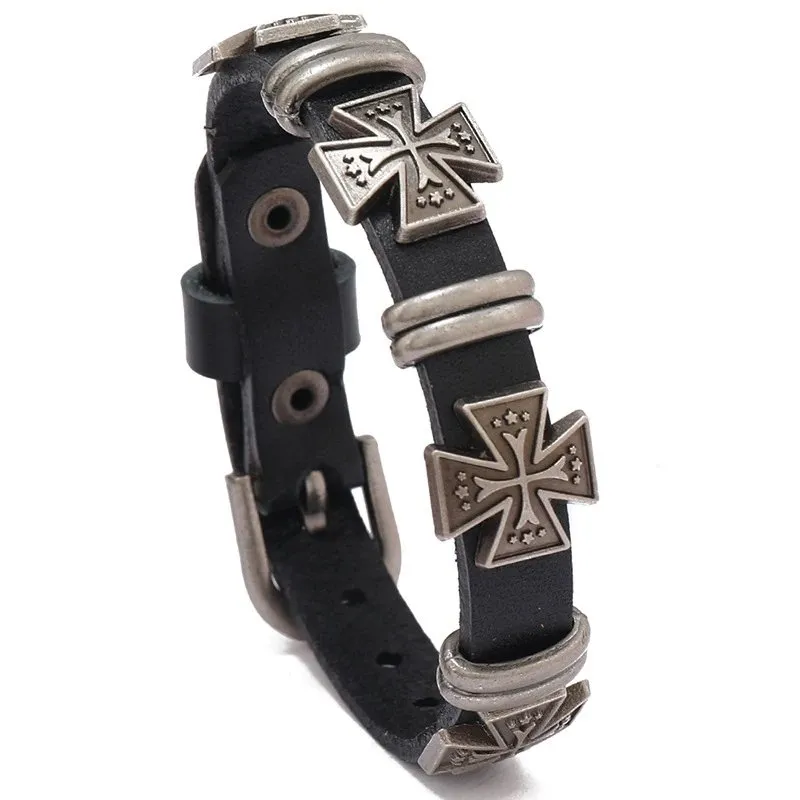 Chrome Hearts Leather Bracelet