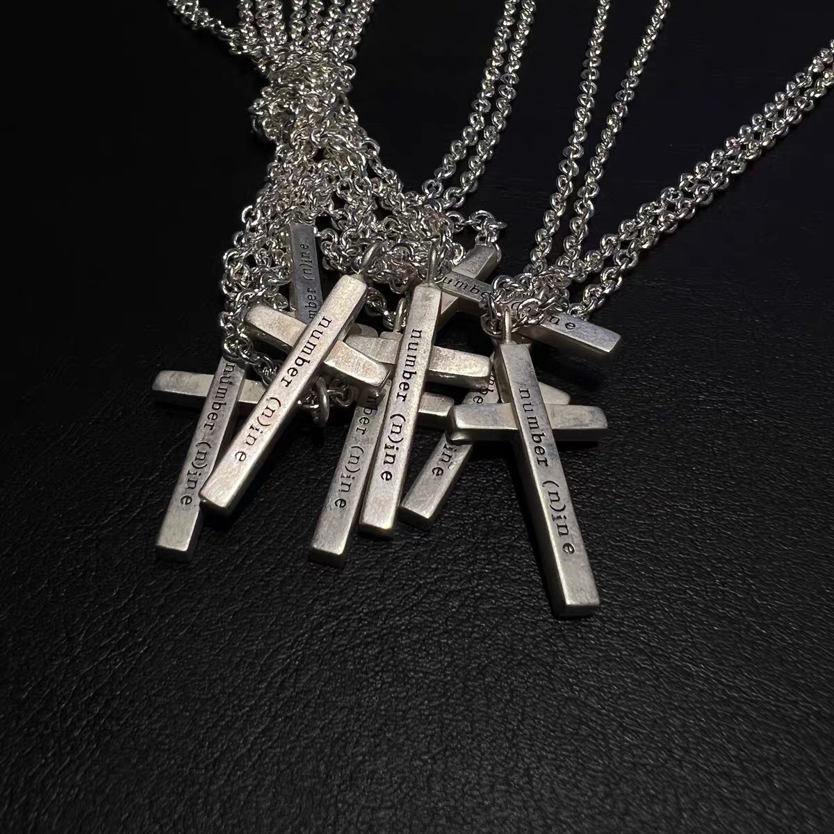 Number Nine Cross Necklace