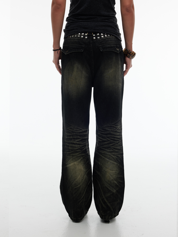 Nightlab Studded Bootcut Jeans