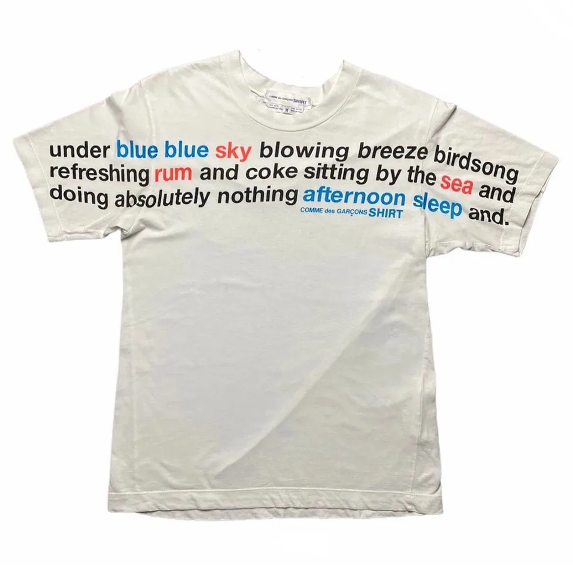 Junya Watanabe Poem Tee