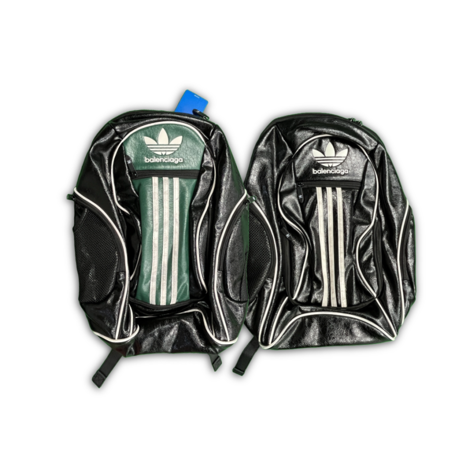 Leather Balenciaga Adidas Backpack