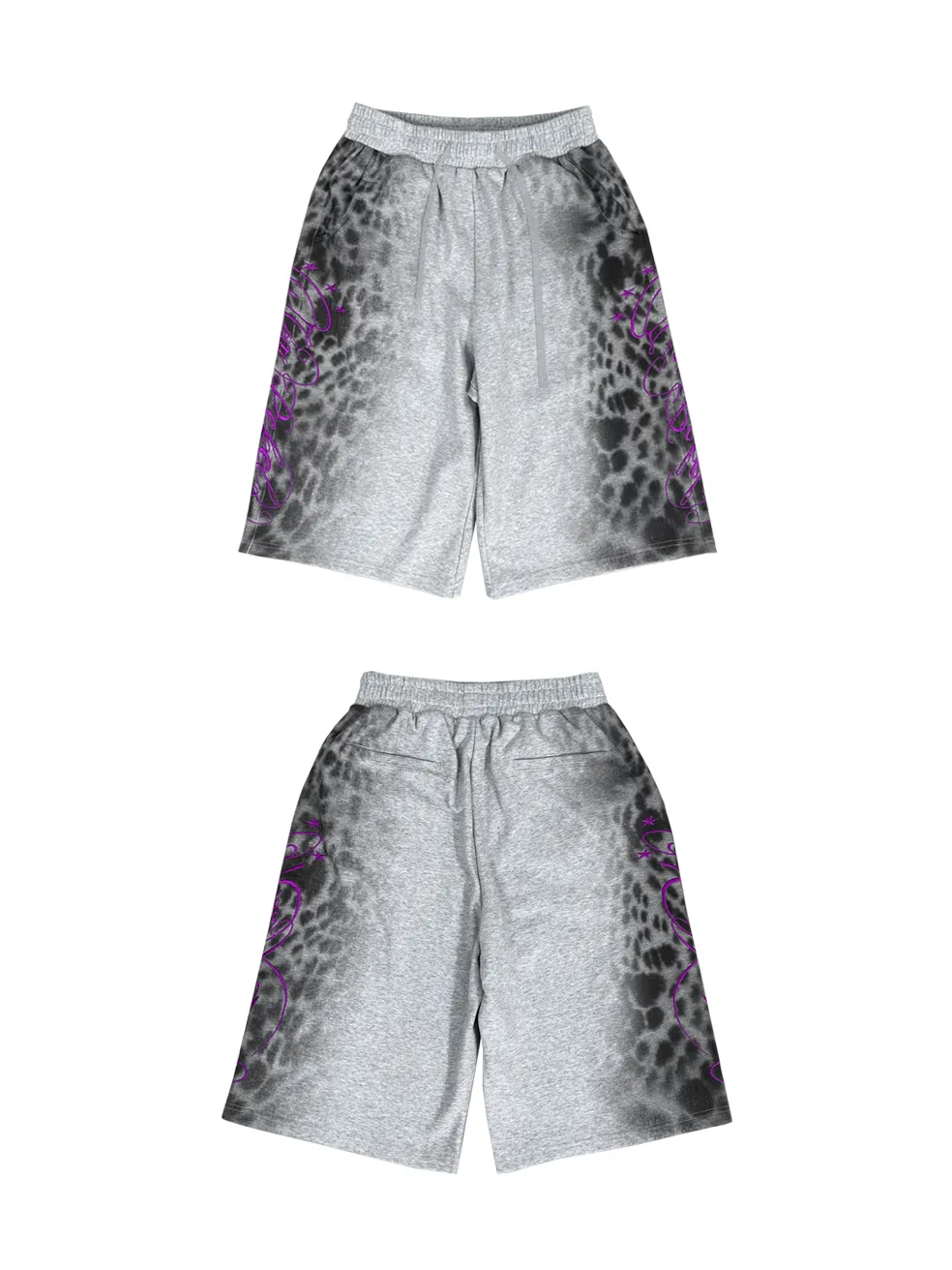 Leopard Print Sweatshorts