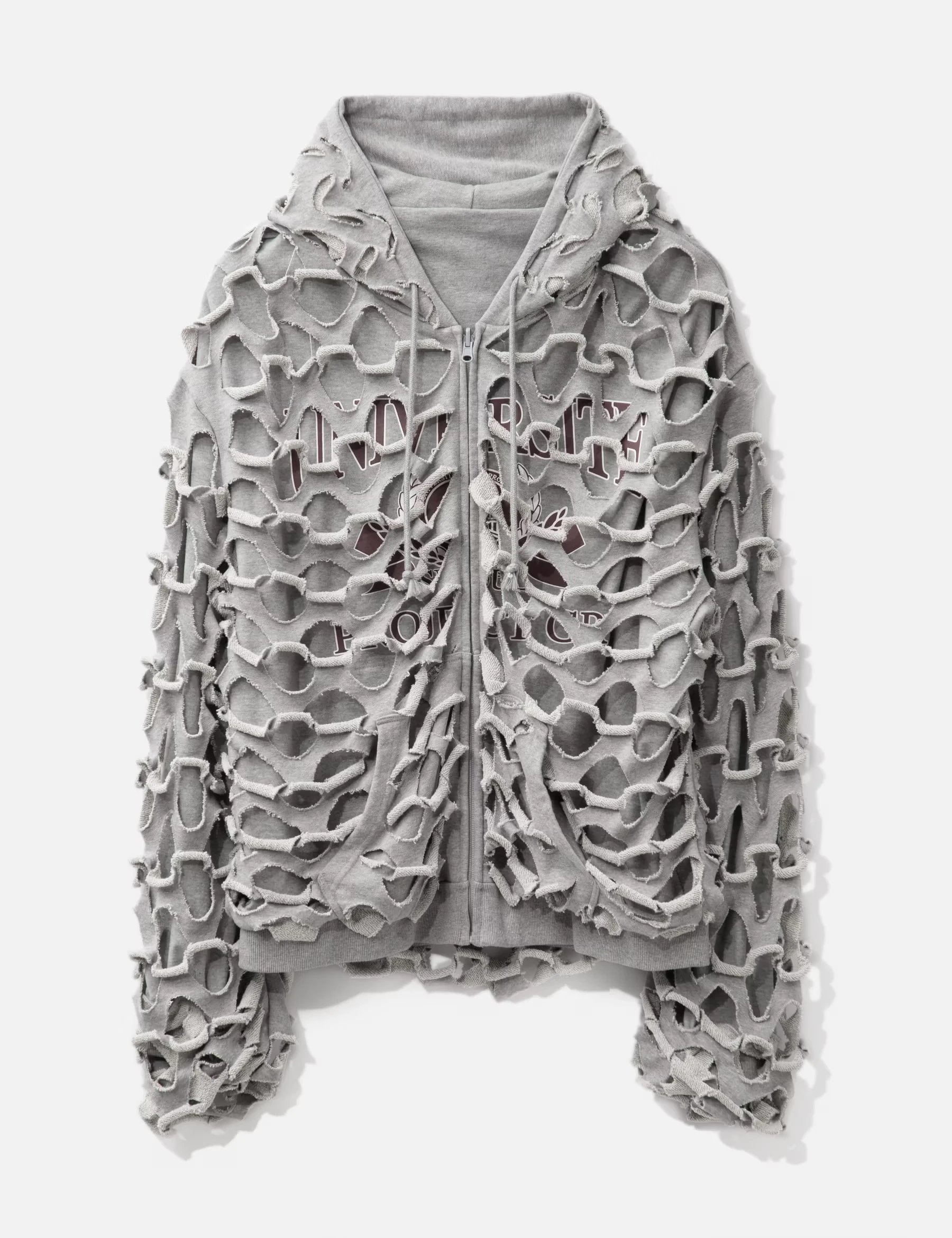 GrailzProject Super Distressed Hoodie