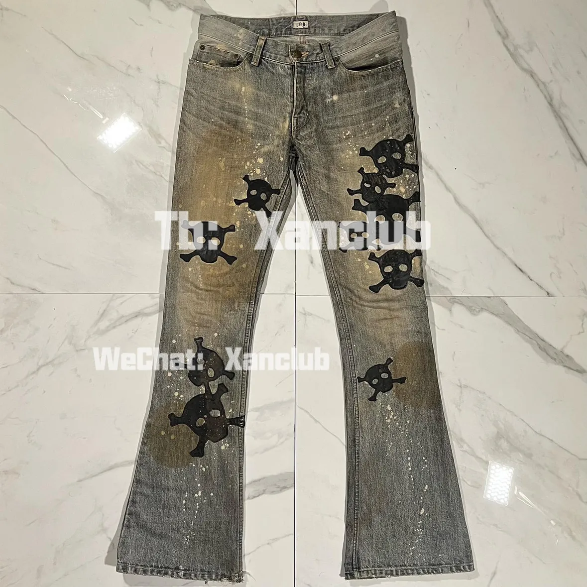 lgb skull denim