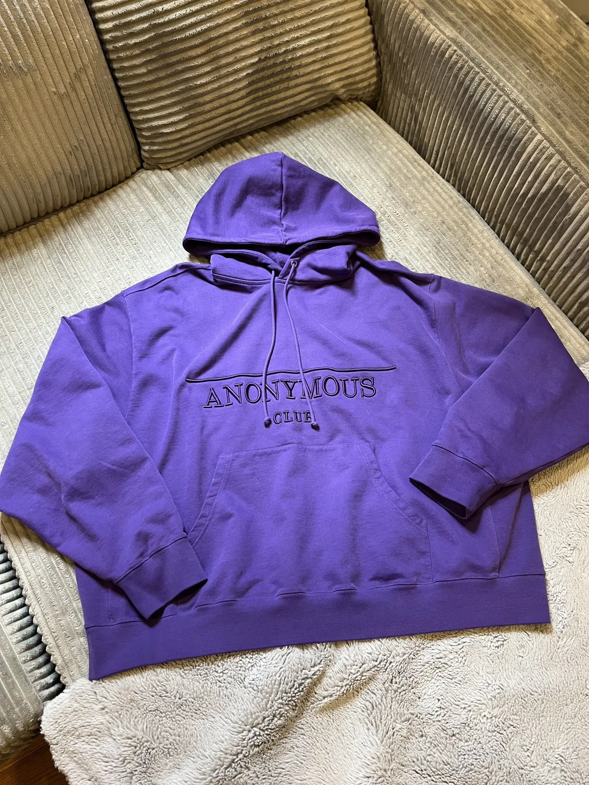 purple anonymouse club hoodie