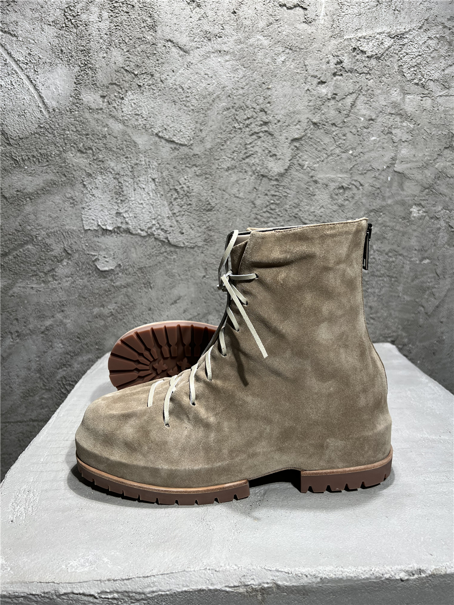 brown 424 boots with laces