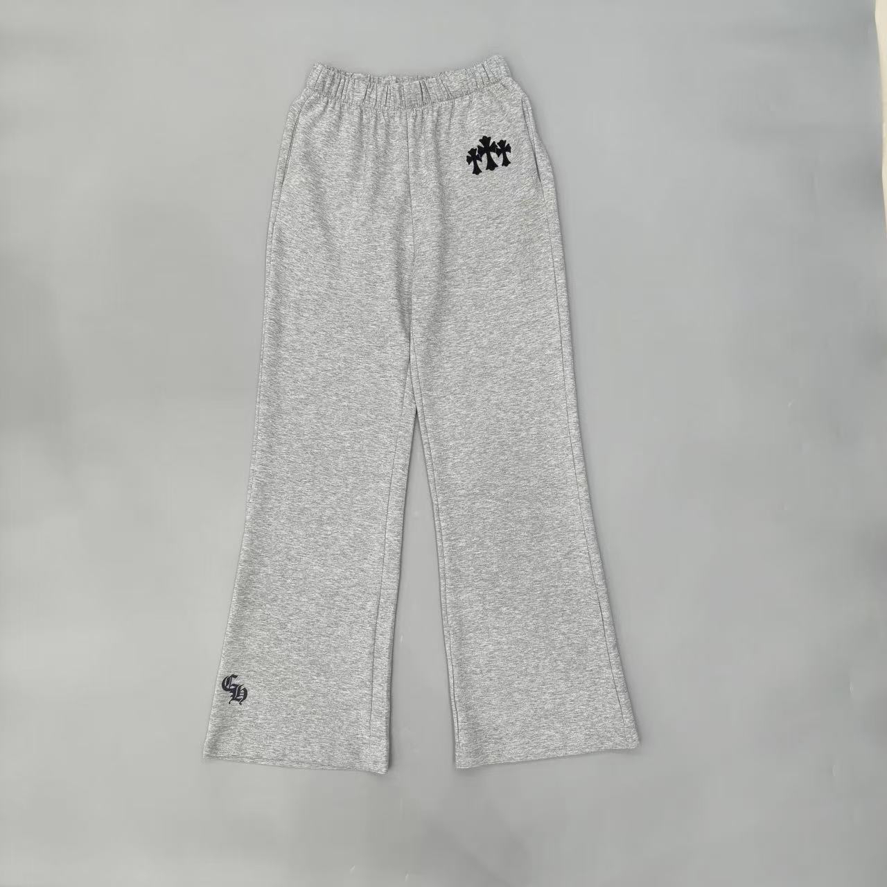 chrome flared sweats